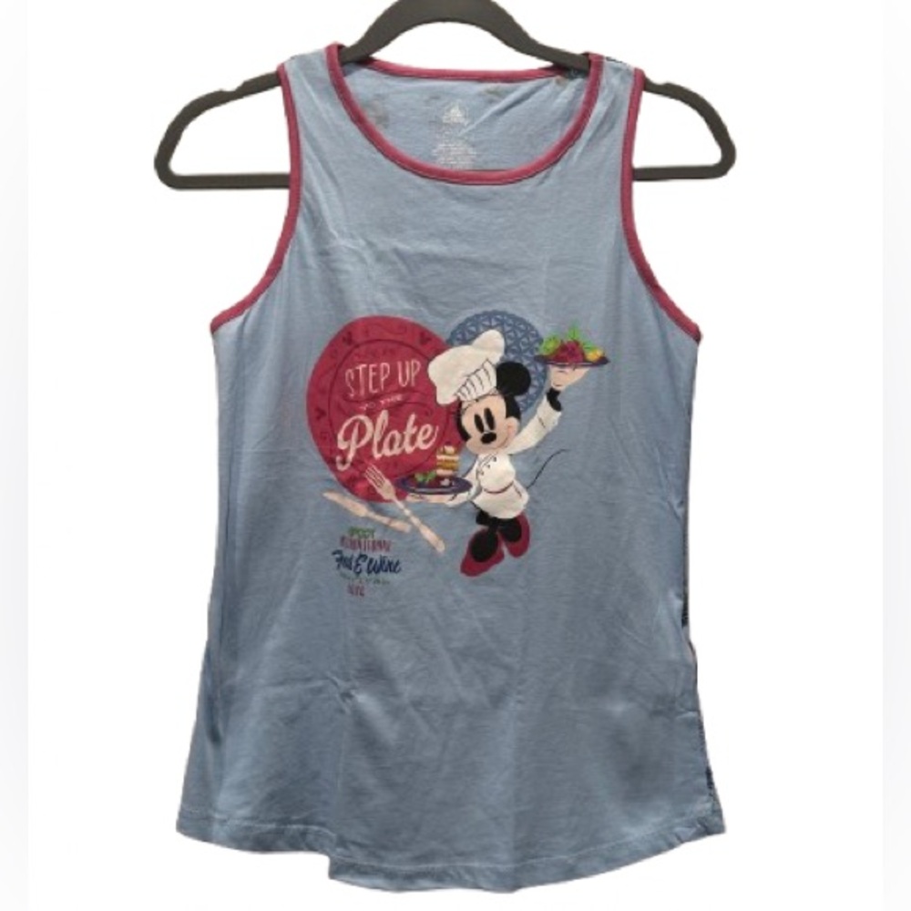 NWT Disney Epcot Food & Wine Festival Minnie Chef Tank Top XS